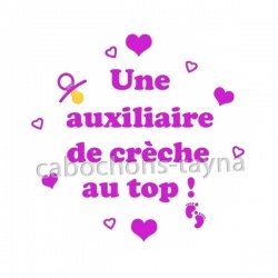 une auxiliaire de crèche au top