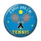 Cabochon Résine - j'peux pas j'ai tennis