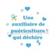 une auxiliaire de puériculture qui déchire