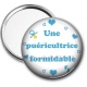 Miroir de poche - une puéricultrice formidable