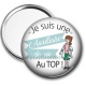 Miroir de poche - je suis une auxiliaire de vie au top