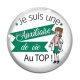 Cabochon Verre - je suis une auxiliaire de vie au top