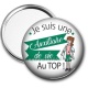 Miroir de poche - je suis une auxiliaire de vie au top
