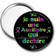 Miroir de poche - je suis une auxiliaire qui déchire