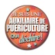 Cabochon Résine - auxiliaire de puériculture qui déchire