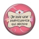 Cabochon Résine - je suis une puéricultrice qui déchire