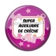 Cabochon Résine - super auxiliaire de crèche