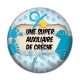 Cabochon Résine - auxiliaire de crèche