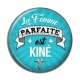 Cabochon Résine - la femme parfaite est kiné