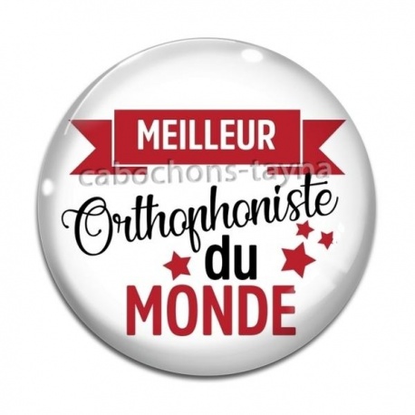 Cabochon Verre - meilleur orthophoniste du monde