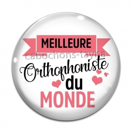 Cabochon Verre - meilleure orthophoniste du monde