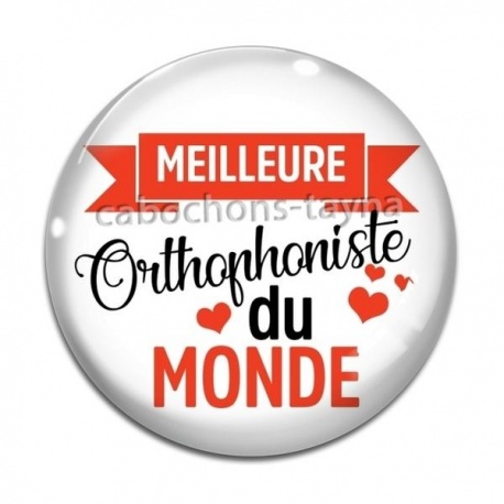Cabochon Verre - meilleure orthophoniste du monde