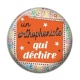 Cabochon Résine - orthophoniste qui déchire