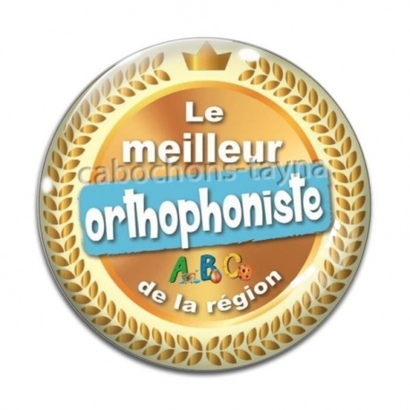 Cabochon Verre - le meilleur orthophoniste - homme