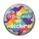 Cabochon Résine - je suis une orthophoniste qui déchire