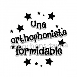 une orthophoniste formidable