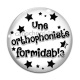Cabochon Verre - une orthophoniste formidable