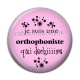 Cabochon Résine - je suis une orthophoniste qui déchire
