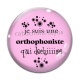 Cabochon Verre - je suis une orthophoniste qui déchire