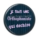 Cabochon Résine - je suis une orthophoniste qui déchire