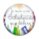 Cabochon Verre - je suis une orthophoniste qui déchire