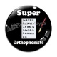 Cabochon Verre - super orthophoniste
