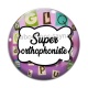 Cabochon Verre - super orthophoniste