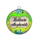 Pendentif Cabochon Argent - meilleure orthophoniste