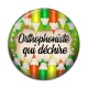 Cabochon Résine - orthophoniste qui déchire