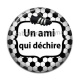 Cabochon Résine - un ami qui déchire
