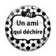 Cabochon Verre - un ami qui déchire