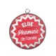 Pendentif Cabochon Argent - élue pharmacienne de l'année