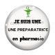 Cabochon Verre - je suis une préparatrice en pharmacie