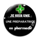 Cabochon Verre - je suis une préparatrice en pharmacie