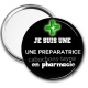 Miroir de poche - je suis une préparatrice en pharmacie