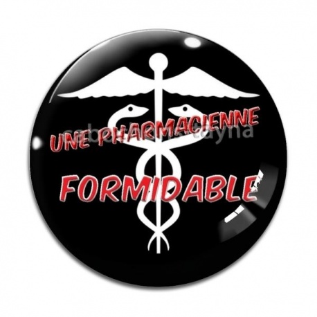 Cabochon Verre - pharmacienne formidable