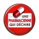 Cabochon Résine - une pharmacienne qui déchire