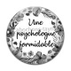 Cabochon Verre - une psychologue formidable