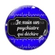 Cabochon Verre - je suis un psychiatre qui déchire