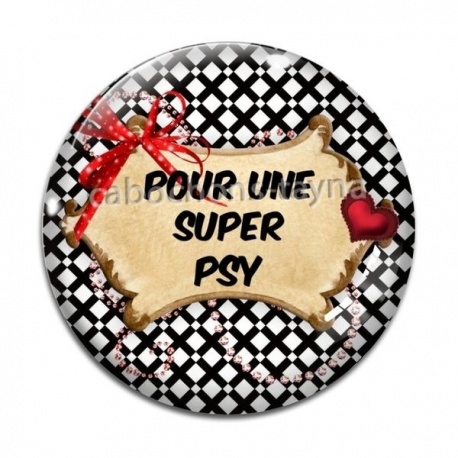 Cabochon Verre - pour une super psy