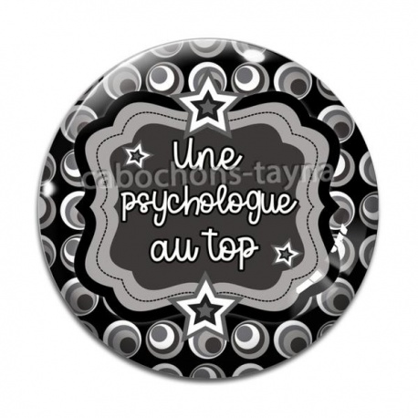 Cabochon Verre - une psychologue au top