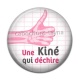 Cabochon Résine - une kiné qui déchire