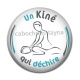Cabochon Résine - un kiné qui déchire