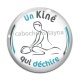 Cabochon Verre - un kiné qui déchire