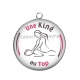 Pendentif Cabochon Argent - une kiné au top