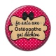 Cabochon Résine - je suis une ostéopathe qui déchire