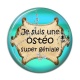 Cabochon Résine - je suis une ostéo super géniale
