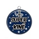 Pendentif Cabochon Argent - super kiné