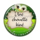 Cabochon Résine - une chouette kiné