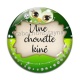 Cabochon Verre - une chouette kiné